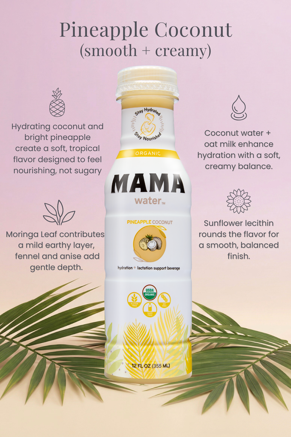 banana water for pineapple plants Pineapple Coconut – Mama Water™